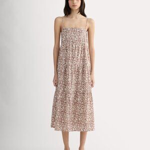 Gauze Tiered Dress in Dusk Floral, Size Extra Small